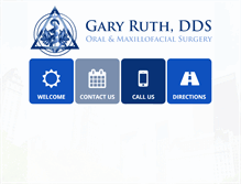 Tablet Screenshot of gruthdds.com